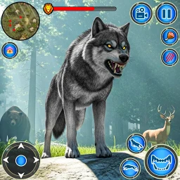 Ikon Wolf Simulator 3D: RPG Games
